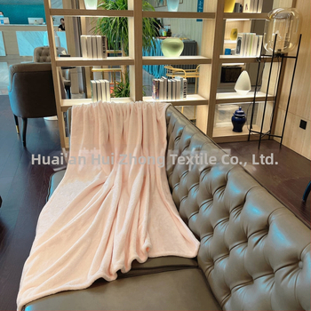 Hrubá flanelová deka, jednotný vzor, moderný minimalistický štýl, prispôsobiteľná, multifunkčná