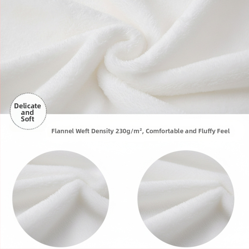 Dvojstranná hrubšia flanelová deka, polyester, prispôsobiteľný dizajn, jesenné-zimné použitie, možnosti 300g/230g