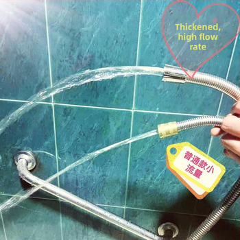 Σωλήνας ντους, μοντέλο PVC σωλήνας, PVC υλικό, ονομασική πίεση 20, θερμοκρασία λειτουργίας 100°C, εγκατάσταση: χειροκίνητο στρίψιμο