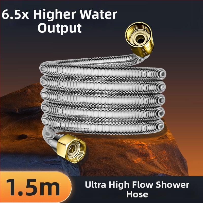 Σωλήνας ντους με παχυμένο μεγάλο εσωτερικό διάμετρο ροής, χαλκός + ανοξείδωτο ατσάλι + καουτσούκ, μοντέλο Dll, εγκατάσταση με 4 βίδες, μάρκα Bathing Mingding, μοντέρνο μινιμαλιστικό στυλ