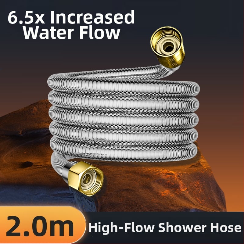 Σωλήνας ντους με παχυμένο μεγάλο εσωτερικό διάμετρο ροής, χαλκός + ανοξείδωτο ατσάλι + καουτσούκ, μοντέλο Dll, εγκατάσταση με 4 βίδες, μάρκα Bathing Mingding, μοντέρνο μινιμαλιστικό στυλ