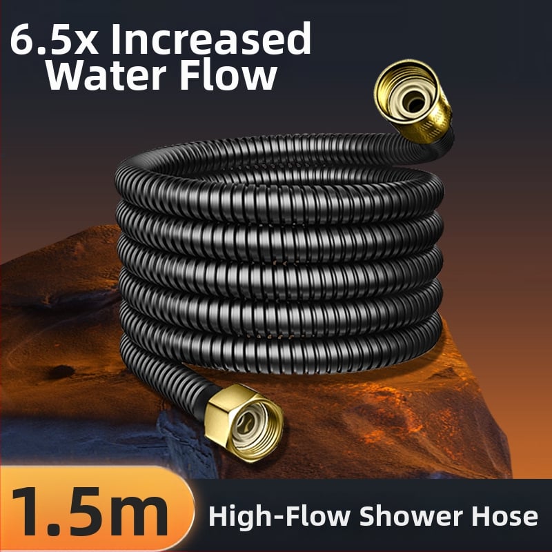 Σωλήνας ντους με παχυμένο μεγάλο εσωτερικό διάμετρο ροής, χαλκός + ανοξείδωτο ατσάλι + καουτσούκ, μοντέλο Dll, εγκατάσταση με 4 βίδες, μάρκα Bathing Mingding, μοντέρνο μινιμαλιστικό στυλ