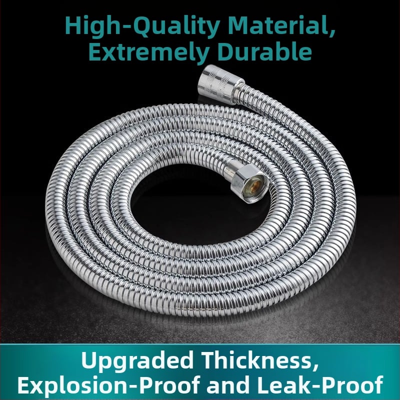 Ανοξείδωτος σωλήνας ντους με κεφαλή, εύκολη εγκατάσταση, ατμοσφαιρική πίεση, εύρος λειτουργίας 1–99°C, μάρκα YJM