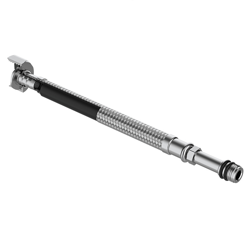 JT-EP-L Σωληνάκι εισόδου για ντους τουαλέτας με χαλκού πυρήνα, 201 παξιμάδι, 304 πλεκτός σωλήνας, 304 μεταλλικό περίβλημα