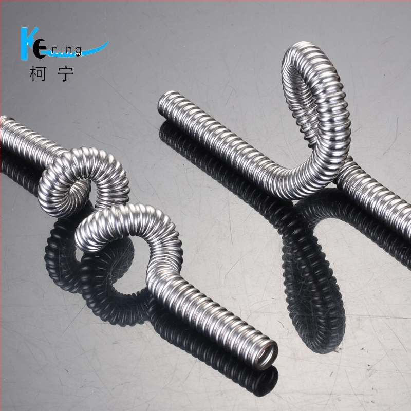 Ανοξείδωτος χάλυβας 304 εύκαμπτος σωλήνας για θερμαντήρα νερού, σπειροειδή εγκατάσταση, είσοδος/έξοδος ζεστού και κρύου νερού