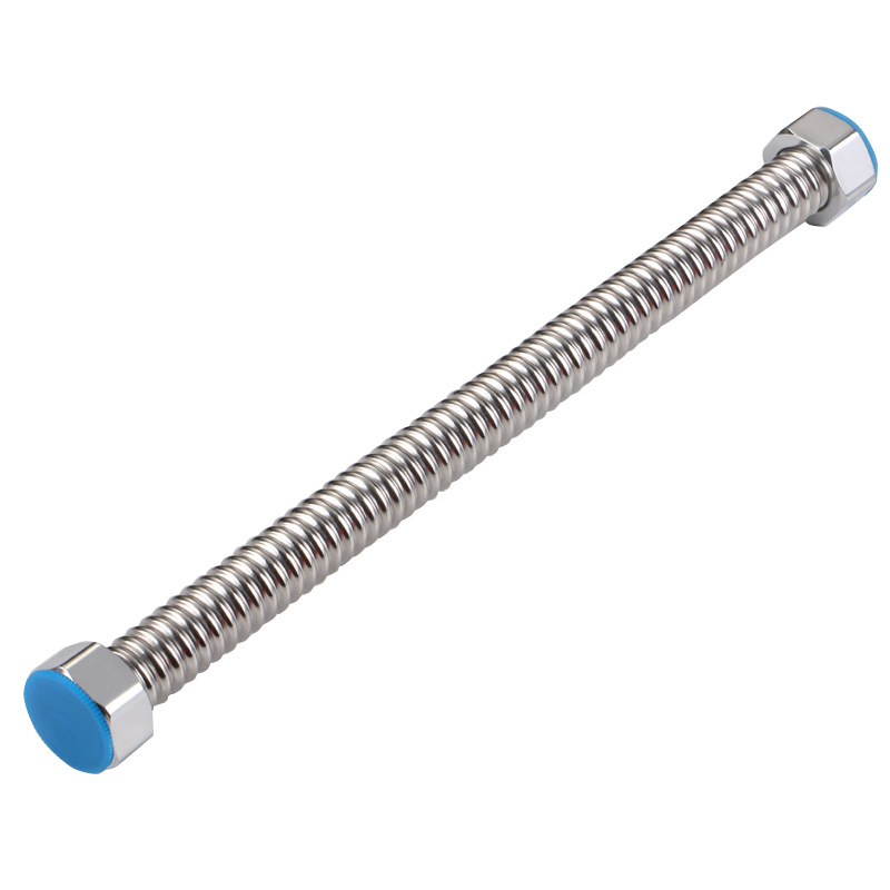 Ανοξείδωτος χάλυβας 304 εύκαμπτος σωλήνας για θερμαντήρα νερού, σπειροειδή εγκατάσταση, είσοδος/έξοδος ζεστού και κρύου νερού