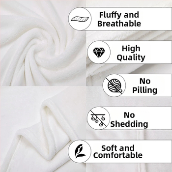 Personalizovaný flanelový pléd, polyester, 280–300 g/m², vlastný portét tlač, vhodný pre všetky ročné obdobia