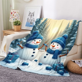 Flanel deka, ljetna težina 250 g/m², tiskanje bez vode, prilagodljiva, otpornost boje 4