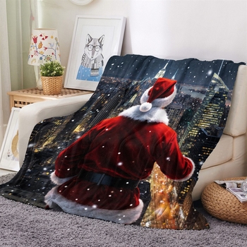 Flanel deka, ljetna težina 250 g/m², tiskanje bez vode, prilagodljiva, otpornost boje 4