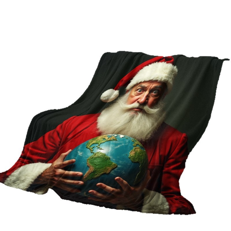 Flanel deka, ljetna težina 250 g/m², tiskanje bez vode, prilagodljiva, otpornost boje 4