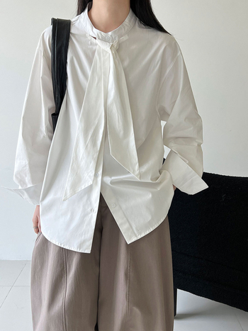 Košulja – 95% pamuk, labavi kroj, polo ovratnik, dugi rukavi, japansko-korejski casual stil