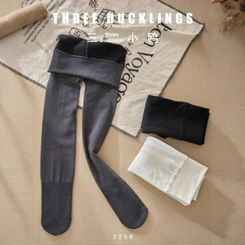 Dječje tajice za djevojčice s flisom iznutra – jednocijelne noge, jesen-zima, dob 3–8 godina, poliester 30–50%