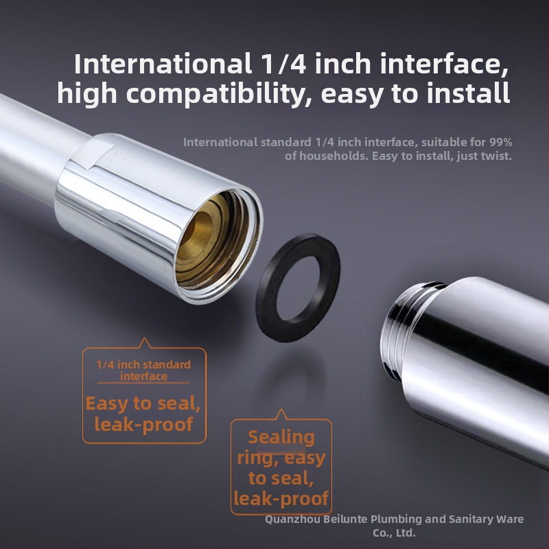 PVC universal ντους σωλήνας με αντιμπλέξ σχεδίαση, μοντέλο BL-8001, σπειροειδής σύνδεση