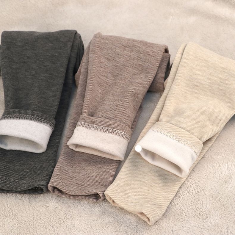 Flisane tople hlače za bebe i djecu, unutarnje dugačke hlače, poliester 72,5% smjesa, za proljeće i jesen