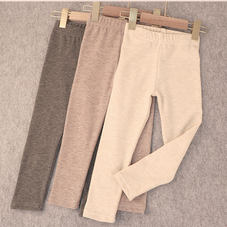 Flisane tople hlače za bebe i djecu, unutarnje dugačke hlače, poliester 72,5% smjesa, za proljeće i jesen