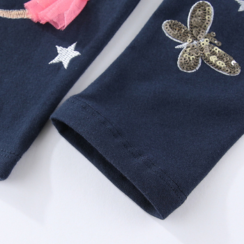 Dječje pamučne legice, 96% pamuk, srednji pojas, elastični pojas, proljeće-jesen stil