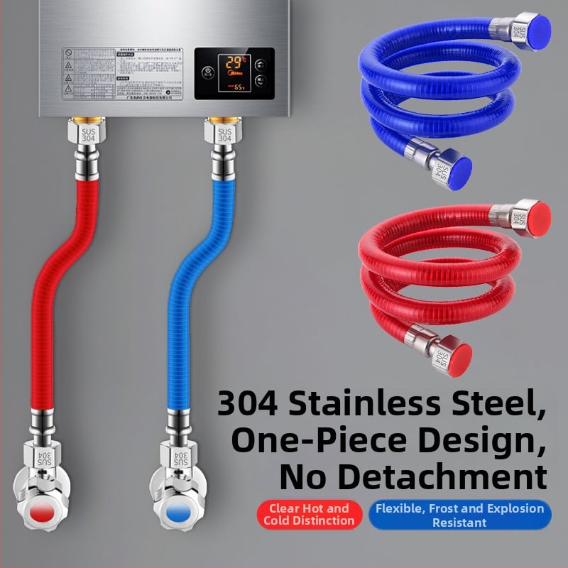 304 ανοξείδωτος χάλυβας κυματοειδής σωλήνας εισόδου νερού για θερμαντήρα αερίου, σπειροειδής εγκατάσταση, τυπική πίεση, τυπική θερμοκρασία