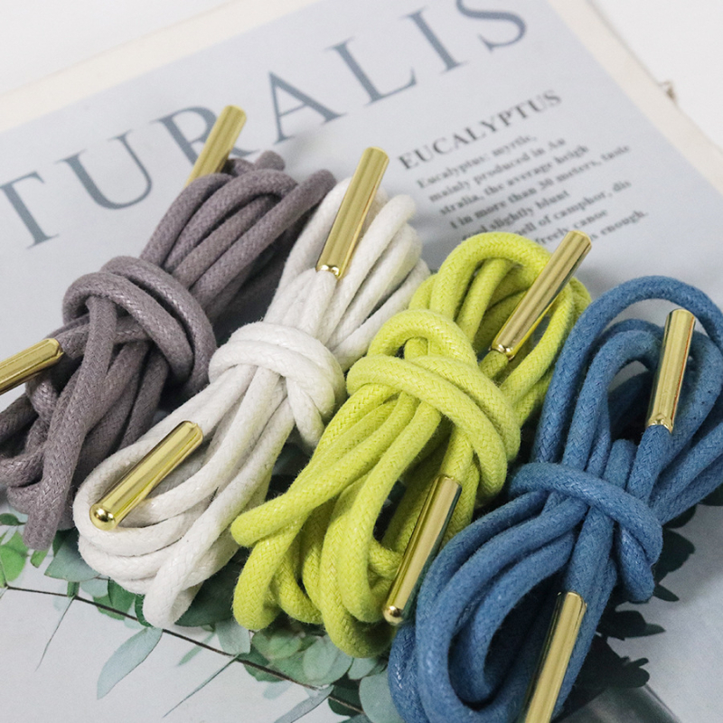 Kulogin voskane kružne pamukove vezice, 11. serija, dužina 200 cm, pogodne za tenisice, kožne cipele i radne čizme