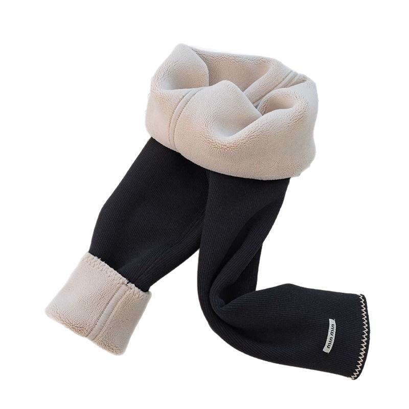 Djevojčice zimske tajice s flecom, srednje visoki struk, 95% pamuka, elastični pojas, za djecu stariju od 8 godina (iznad 140 cm)