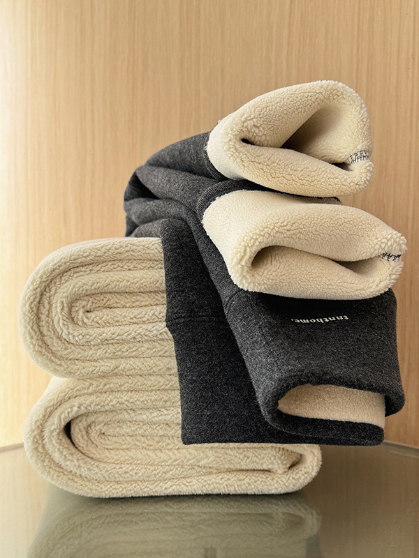 Djevojčice legice s flis podlogom, pamuk, visok pojas, elastičan pojas, pogodne za jesen i zimu