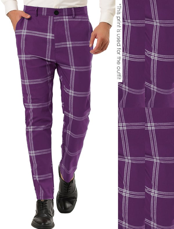 Muške hlače ravnog kroja, pamuk–poliesterska smjesa (96% poliestera), lagani poslovni stil, digitalni otisak, pogodne za sve sezone.