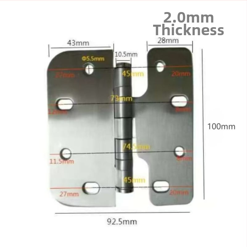 Šarka od nehrđajućeg čelika s brušenom površinom, Redley marka, moderan stil jednostavnosti