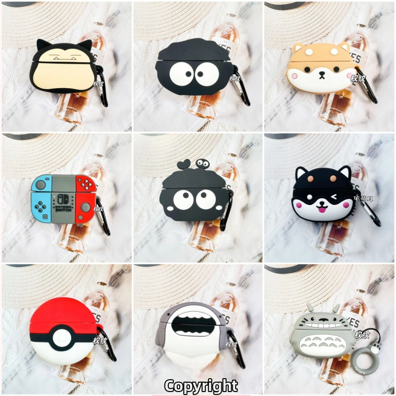 Szilikon fülhallgató tok – puha tok Cartoon dizájnnal vivoTWS3e, vivoTWS3i és vivoTWSA3 modellekhez (Anyag: Szilikon; Stílus: Puha tok, Cartoon dizájn; Kivitelezés: Gyanta csepp, Relif; Kompatibilis modellek: vivoTWS3e, vivoTWS3i, vivoTWSA3)