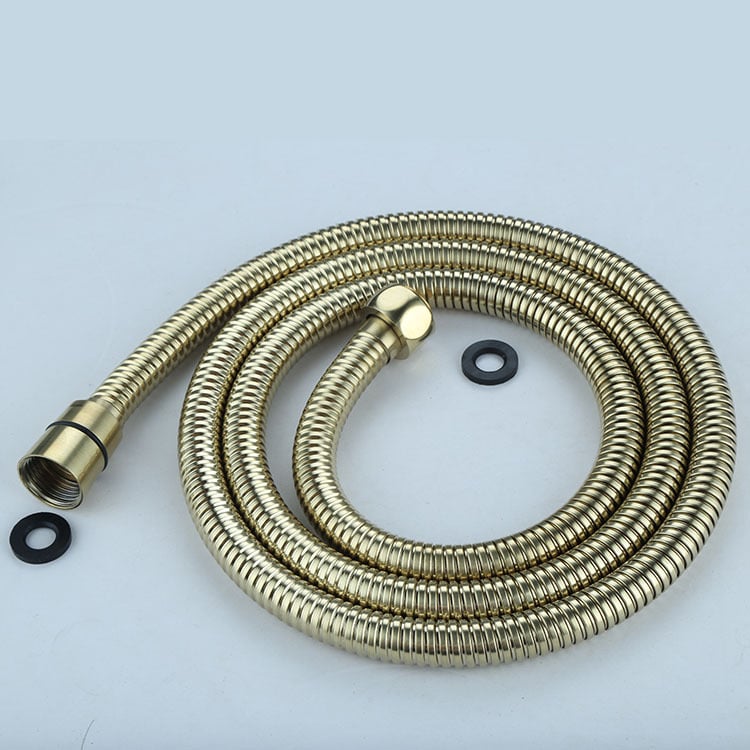 Σωλήνας ντους από χαλκό, ονομαστική πίεση 15, θερμοκρασία λειτουργίας 100°C, εγκατάσταση με βιδωτό σύνδεσμο