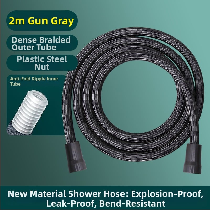 Ντους σωλήνας με πλεγμένο νάιλον, μοντέλο CH-2527, EVA+PET, 1.0 MPa, 5–90°C, εγκατάσταση: βιδώνεται