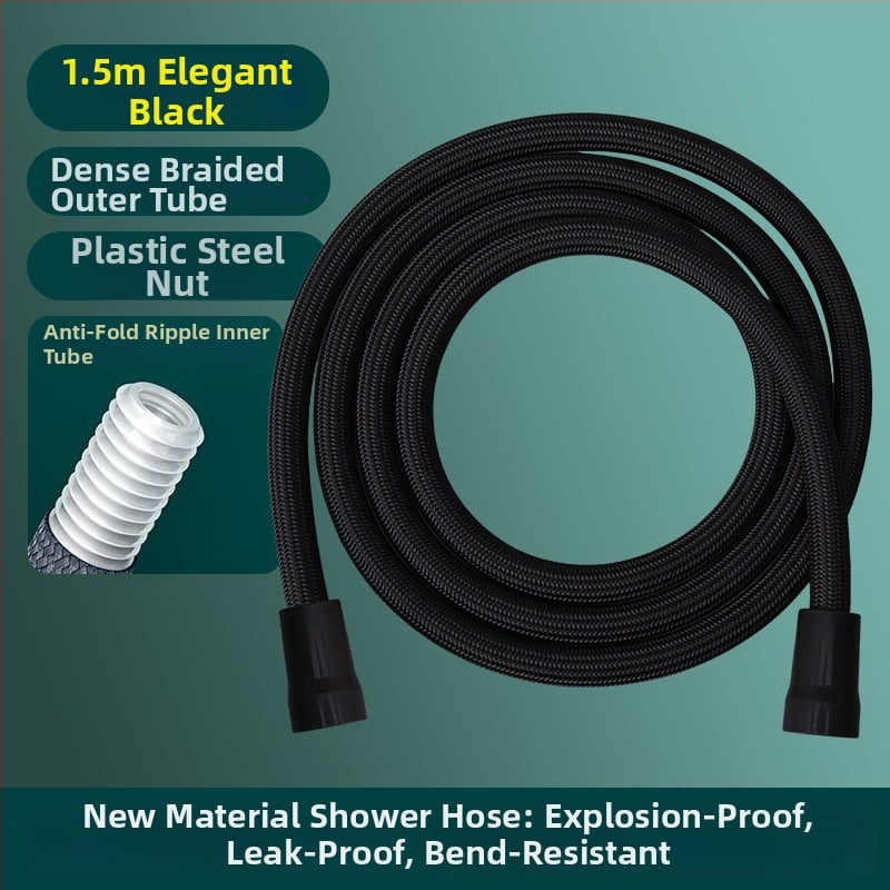 Ντους σωλήνας με πλεγμένο νάιλον, μοντέλο CH-2527, EVA+PET, 1.0 MPa, 5–90°C, εγκατάσταση: βιδώνεται