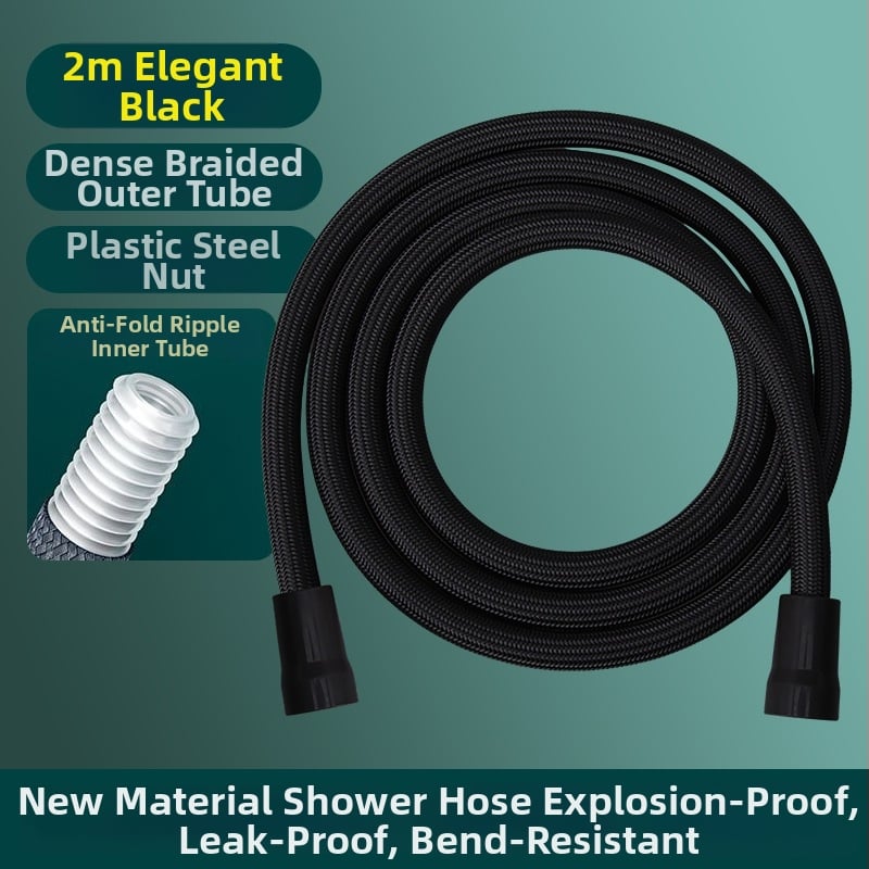 Ντους σωλήνας με πλεγμένο νάιλον, μοντέλο CH-2527, EVA+PET, 1.0 MPa, 5–90°C, εγκατάσταση: βιδώνεται