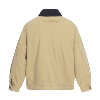 Džinsko jakna s izlizanim ovratnikom lapel, retro dizajn, jesen-zima svakodnevna, unisex