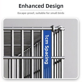 Železná klietka na vtáky – Huameilong, pôvod Hebei, autorizovaná súkromná značka, pre vtáky