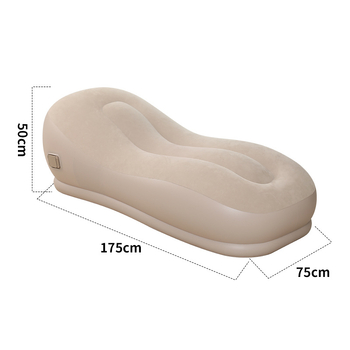 Canapea gonflabilă cu un singur buton pentru uz casnic, material PVC, grosime 0,3 mm, greutate 2,17 kg, personalizabilă cu licență private-label