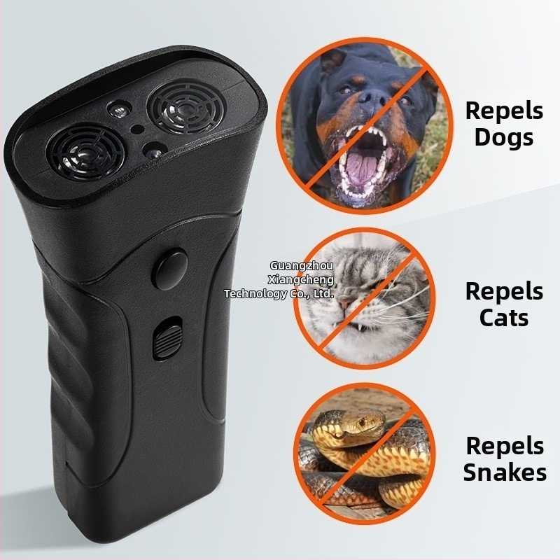 Ultrazvukový odpudzovač psov - Vysokovýkonný vonkajší zastavovač štekotu, ochrana proti uštipnutiu (Značka: other; Materiál: Polyester; Použiteľné pre: Všeobecný účel; Import: Nie)