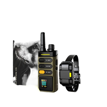 Električni šok ogrlica za obuku pasa s daljinskim upravljačem, domet do 2000 metara