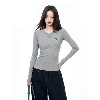 Ženska majica za bazni sloj s fleec podstavom, V-izrez, dugi rukavi, oversize kroj, 95% poliester