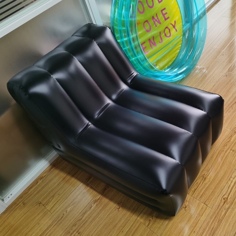 Надуваем диван L-образен, PVC материал, модел ZJM-LSF095, тегло 1300 g, стил L-образен и модерен минимализъм