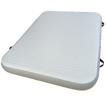 Saltea gonflabilă pentru camping – suprafață PVC, grosime 20 cm, greutate 8 kg, sarcină maximă 200 kg, Include pompă electrică de 500W și kit de reparații