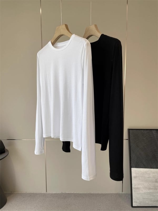 Majica od pamuka 95%+, slobodan kroj, dugi rukavi, 3D krojenje