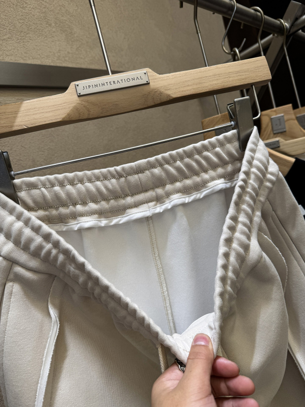 Muške široke pamučne hlače za slobodno vrijeme, 51% pamuk, srednja visina struka, širok kroj, duge hlače, minimalistički vintage stil