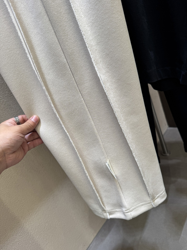 Muške široke pamučne hlače za slobodno vrijeme, 51% pamuk, srednja visina struka, širok kroj, duge hlače, minimalistički vintage stil