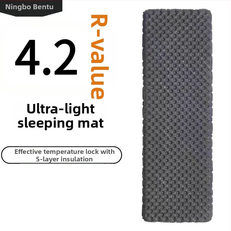 Runway υπερ-ελαφρύ φορητό φουσκωτό στρώμα με υψηλή R-Value, βάρος 680 g, τρόπος πλήρωσης με φουσκωτή σακούλα