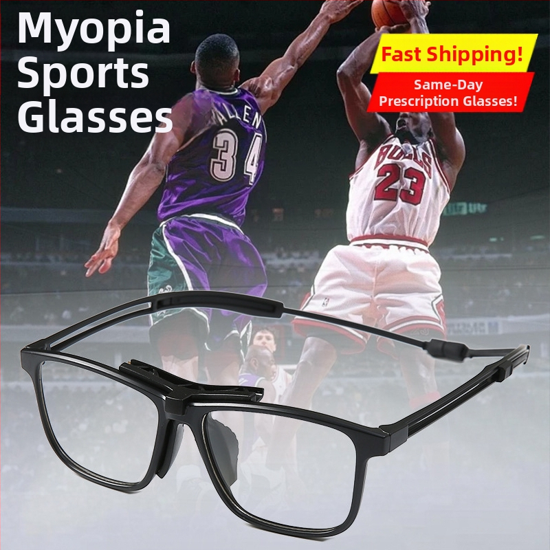 Ochranné športové okuliare s magnetickým rámom pre beh, cyklistiku, basketbal, futbal a badminton – materiál TR, plný rám, model TR9016