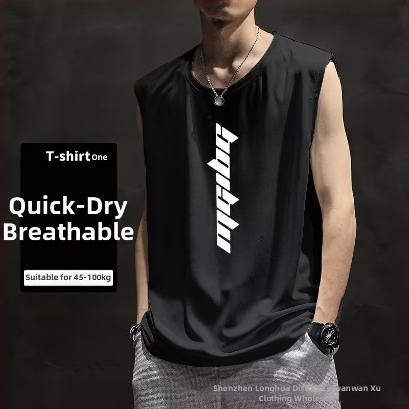 Спортна жилетка камуфляжен модел, свободна кройка, дигитален печат, полиестер, без ръкави