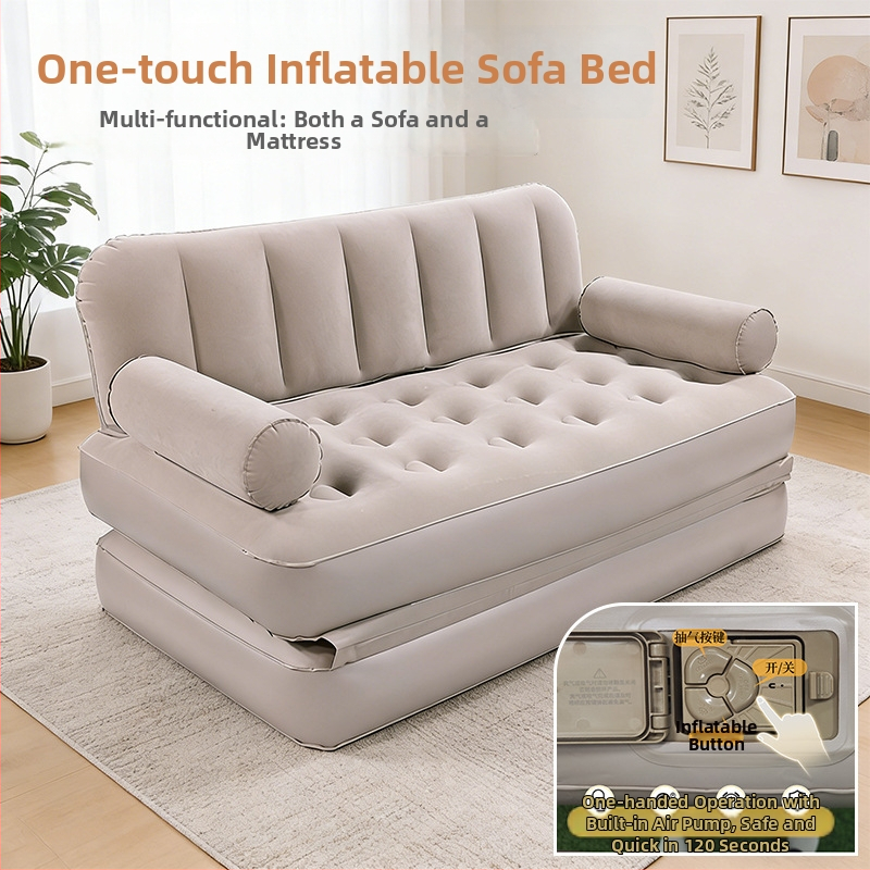 Okadu nafukovacie kreslo pre vonkajšie použitie – flocking materiál, určené pre 1–3 osôb, čistá hmotnosť 6,2 kg, spôsob nafúkania: elektrická pumpa