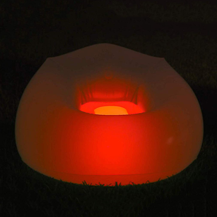 Felfújható kanapé, PVC anyag, 0,25 mm vastagság, 1,2 kg súly, modell 77, függőleges, modern egyszerű stílus.