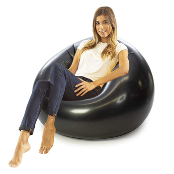 PVC-ból készült felfújható kanapé, 0,25 mm vastagság, Enjoy márka, modell 78, vertikális stílus