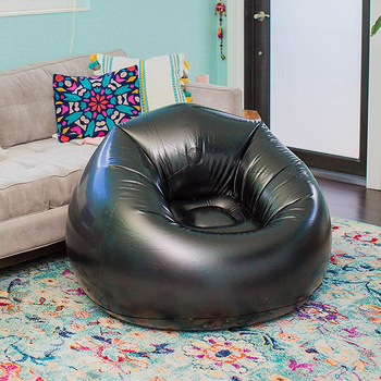 PVC-ból készült felfújható kanapé, 0,25 mm vastagság, Enjoy márka, modell 78, vertikális stílus