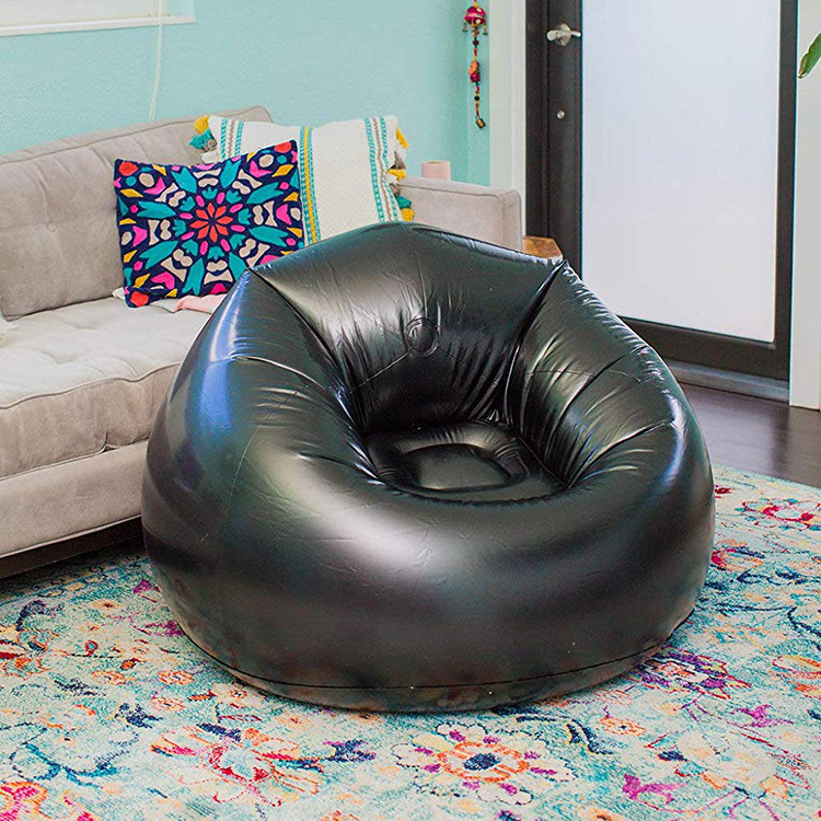 PVC-ból készült felfújható kanapé, 0,25 mm vastagság, Enjoy márka, modell 78, vertikális stílus